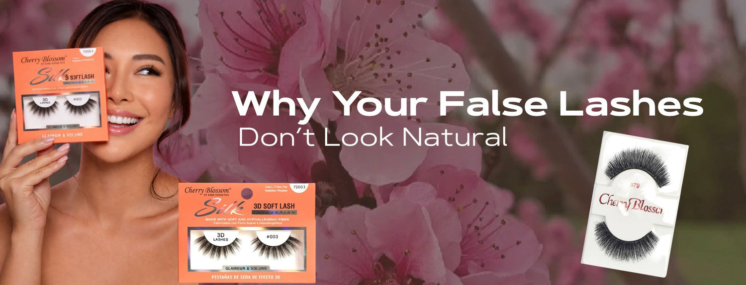 Why Your False Lashes Don’t Look Natural