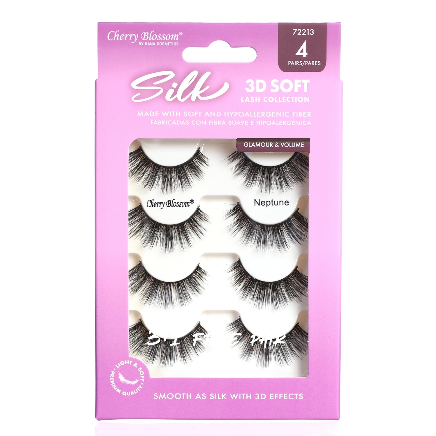 72213 3D Faux Mink Lashes 3+1 Pack (Neptune)